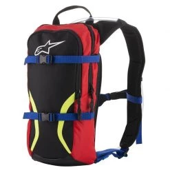 Alpinestars IGUANA HYDRATION Motorradrucksack Schwarz Blau Rot Gelb