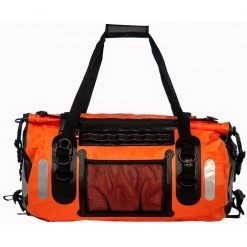Amphibious Amphibische VOYAGER II Motorrad Reisetasche 60 Liter Orange Fluo