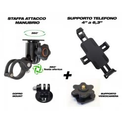 Aparts Universal Adjustable Action Cam Motorrad Und Fahrrad Handyhalter