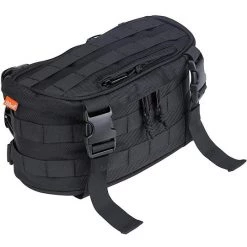 Biltwell Exfil-7 Gabeltasche Motorrad Satteltasche Schwarz
