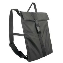 Oj Atmosfere Flacher Motorradrucksack OJ FLAT Schwarz