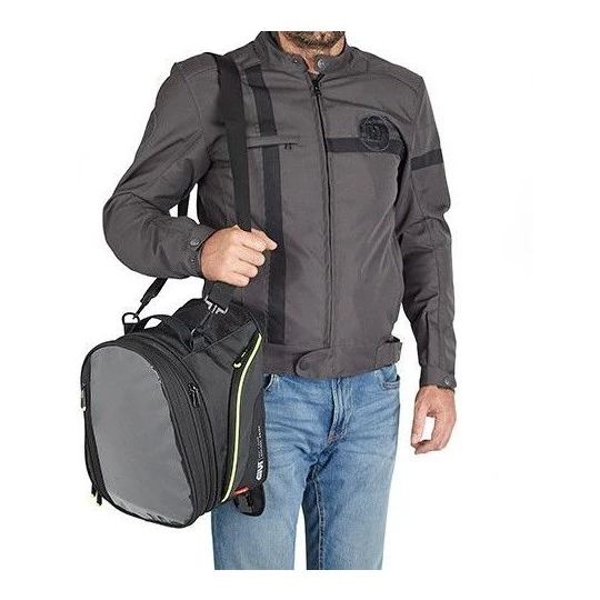 Givi EASY-T EA142 Motorrad Tankrucksack Schwarz 25 Liter Erweiterbar 3 Givi EASY-T EA142 Motorrad Tankrucksack Schwarz 25 Liter Erweiterbar – Bild 3