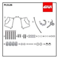 Givi PL5126 Motorrad Seitenrahmen Für Monokey Und Retro Fit Koffer Für BMW G 310 GS 17-21 -Taschen und Koffer Verkäufe givi pl5126 motorrad seitenrahmen fuer monokey und retro fit koffer fuer bmw g 310 gs 17 21 129374