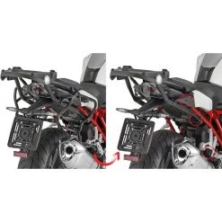 Givi PLXR5117 Motorrad-Seitenrahmen Für Monokey-seitige V37-, V35-Seitenkästen Für BMW R1200r / Rs (15-18); R1250r / Rs