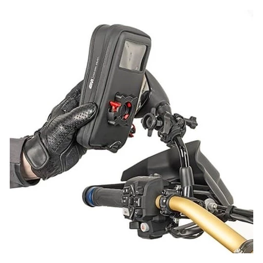 Givi S958B Universal Motorrad Smartphone Halter 3 Givi S958B Universal Motorrad Smartphone Halter – Bild 3