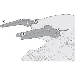 Givi-spezifische Hintere Befestigung Für Monokey Oder Monolock Kawasaki Versys 650 (15-19)