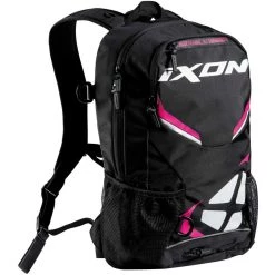 Ixon R-TENSION 23 Motorradrucksack Schwarz Weiß Fuchsia
