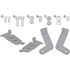 Kappa 2118Kitk Montagesatz Zur Montage Von Seitenrahmen TE2118K Ohne Hinterbau Für Yamaha MT-07 (2014-17)