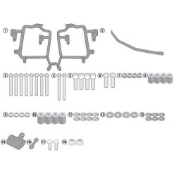 Monokey Seitentaschen - Retro Fit Kappa Spezifisch Für Suzuki Dl 650 V-Strom 2017