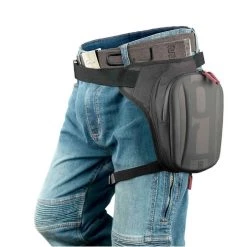 Oj Atmosfere Motorrad Beintasche OJ RACE TRACK Schwarz