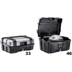 Motorräder Seitentasche Givi Monokey Trekker 46 Lt Silber -Taschen und Koffer Verkäufe motorraeder seitentasche givi monokey trekker 46 lt silber 105872