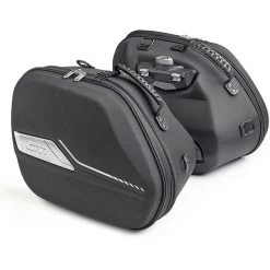 Paar Erweiterbare Seitenwände Givi ST604 Multilock-Linie Sport-T 22 Liter Schwarz