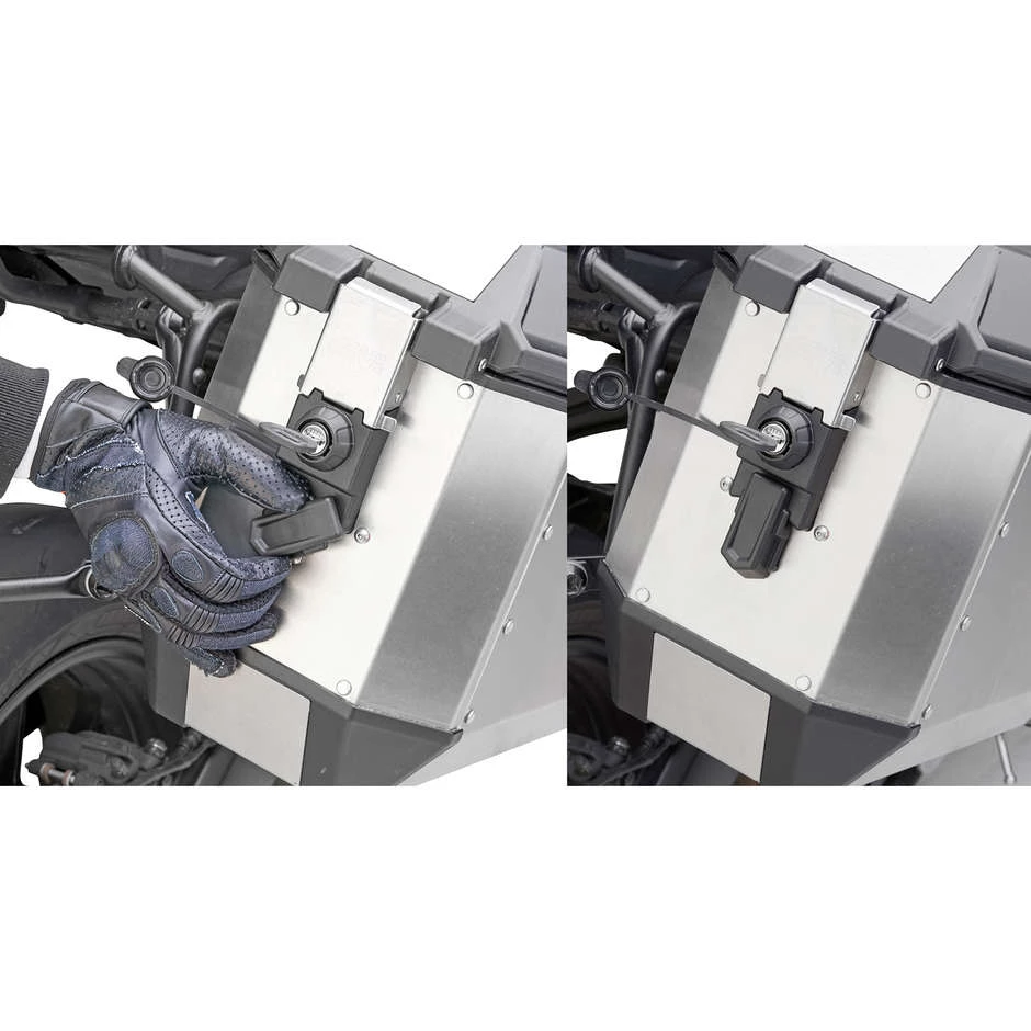 Paar Givi TREKKER ALASKA Seitenkoffer Aus Schwarzem Aluminium 36 Liter 4 Paar Givi TREKKER ALASKA Seitenkoffer Aus Schwarzem Aluminium 36 Liter – Bild 4