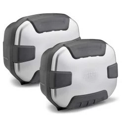 Paar Givi TRK35 TREKKER 2 Monokey Koffer Silber 35 Liter