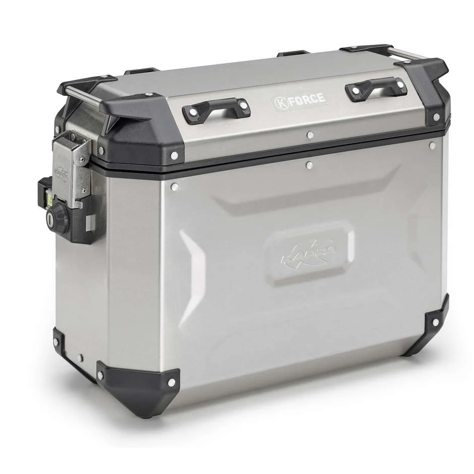 Paar KAPPA KFR37 K'FORCE Silber Aluminium Seitenkoffer 2 Paar KAPPA KFR37 K'FORCE Silber Aluminium Seitenkoffer – Bild 2