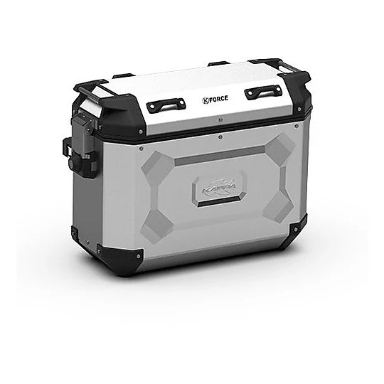 Paar KAPPA KFR4837 K'FORCE Silber Aluminium Seitenkoffer 2 Paar KAPPA KFR4837 K'FORCE Silber Aluminium Seitenkoffer – Bild 2