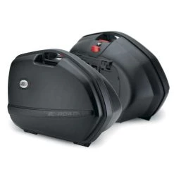 Paar Koffer Side Moto Starre K33N Kappa Monokey Side Schwarz