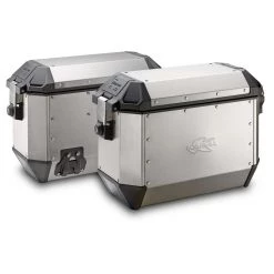 Paar Monokey-Seitenkoffer Aus Aluminium Kappa K'MISSION 36 Liter