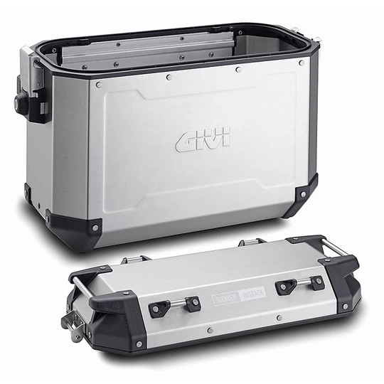 Paar Seitenkoffer Monokey Cam Side Givi TREKKER OUTBACK 37 Lt. OBKN37 Aluminium 3 Paar Seitenkoffer Monokey Cam Side Givi TREKKER OUTBACK 37 Lt. OBKN37 Aluminium – Bild 3