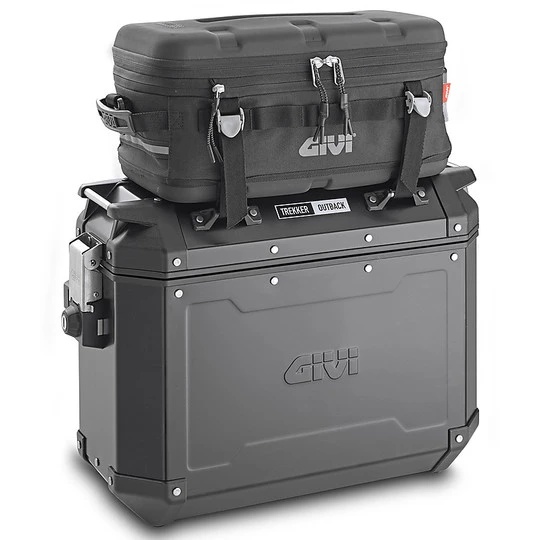 Paar Seitenkoffer Monokey Cam-Side Givi TREKKER OUTBACK Black Line 48 Lt. OBKN48 Aluminium Lackiert 3 Paar Seitenkoffer Monokey Cam-Side Givi TREKKER OUTBACK Black Line 48 Lt. OBKN48 Aluminium Lackiert – Bild 3