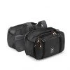 Paar Soft Side Bags Moto Kappa AH202BK Erweitern Sie Sie 16-25 Liter