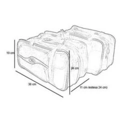 Lampa Paar Taschen Motorrad-und Scooter Master T-Side Universal- -Taschen und Koffer Verkäufe paar taschen motorrad und scooter master t side universal 425