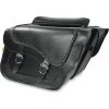 Willie&Max Paar Willie & Max Incline Side Motorrad Taschen Mit Geflochtenen Kanten