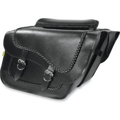 Willie&Max Paar Willie & Max Incline Side Motorrad Taschen Mit Geflochtenen Kanten