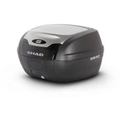 Schulranzen Motorrad Und Roller Shad SH40 Schwarz Aluminium Look 40 Liter