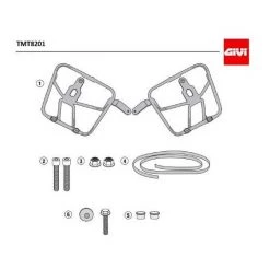 Seite TMT8201 Spezielle Rohrhalter Für Weichtaschen Givi-Kappa Für Moto Guzzi -Taschen und Koffer Verkäufe seite tmt8201 spezielle rohrhalter fuer weichtaschen givi kappa fuer moto guzzi 129549