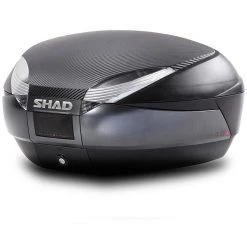 Shad SH48 Liter Top Box + Carbon Look Cover + Rückenlehne