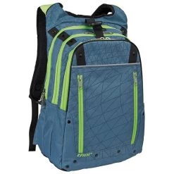 Technischer Rucksack Moto Thor Reservoir-Pack Grau Grün Fluo