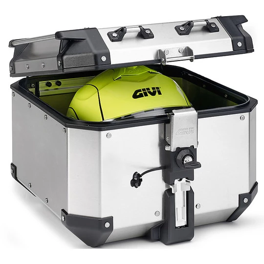 Topcase Monokey Moto Givi Topgehäuse OBKN42A TREKKER OUTBACK 42 Liter Aluminium 2 Topcase Monokey Moto Givi Topgehäuse OBKN42A TREKKER OUTBACK 42 Liter Aluminium – Bild 2